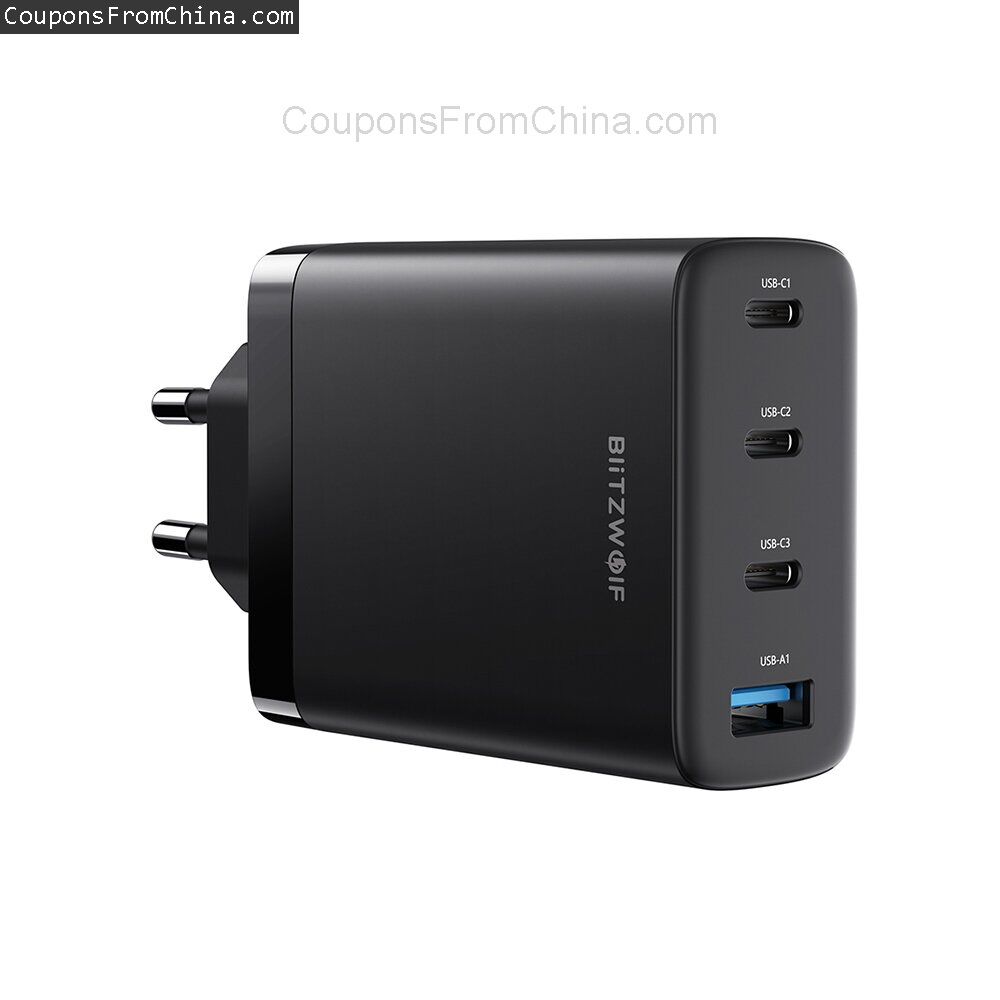 BlitzWolf BW-S23 100W 4 Ports GaN Wall Charger za $42.99