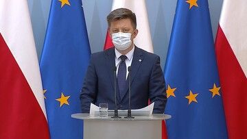 Afera mailowa. Konferencja szefa KPRM Michała Dworczyka