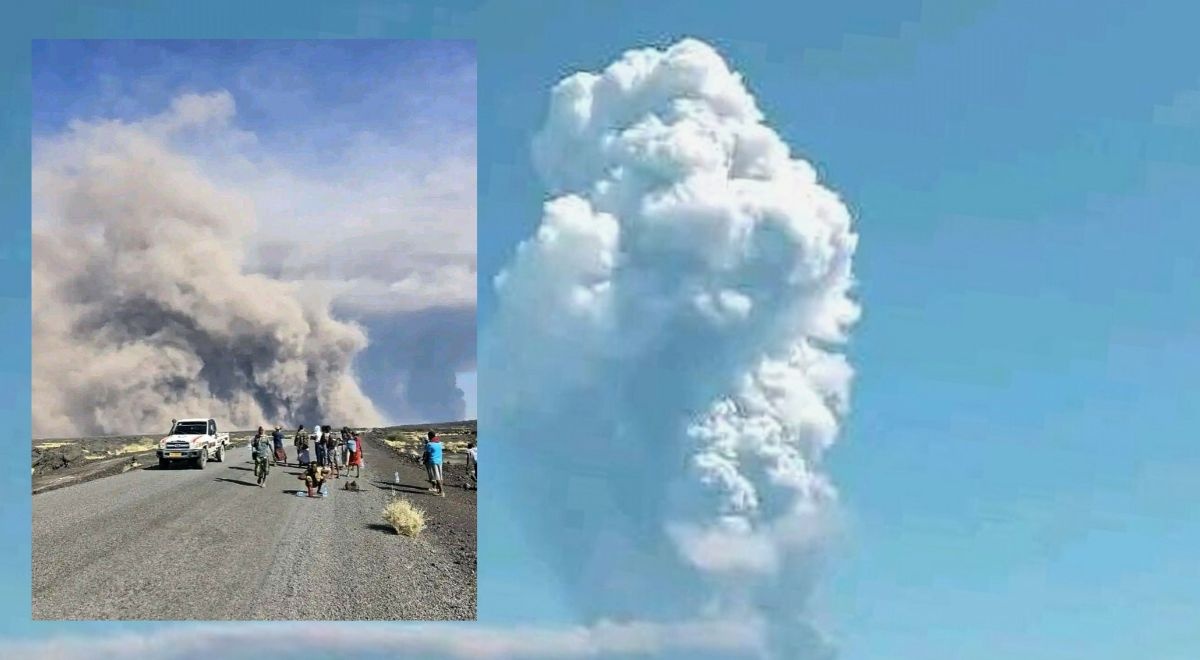 Erupcja wulkanu w Etiopii. Był uśpiony przez 12 tys. lat