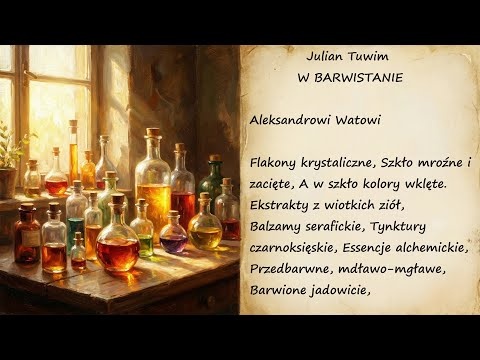 W Barwistanie Julian Tuwim Poezje Wiersze