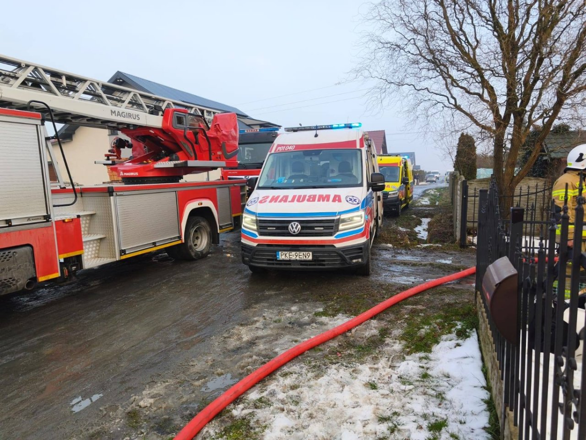 Myjomice: 11-latek nie żyje. Matka próbowała go ratować z pożaru