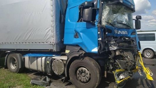 Wypadek polskiej ciężarówki. Nie żyje białoruski żołnierz