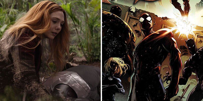 Marvel odwraca Wojnę bez granic: Wanda staje się pyłem i płacz Visiona w Dark Ages!