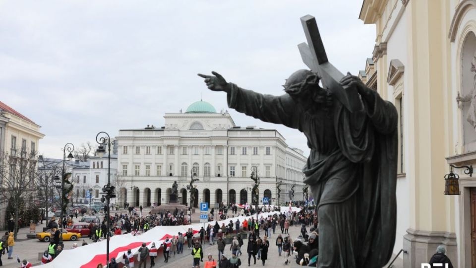 Białorusini protestowali w Warszawie przeciwko prezydenckim “bezwyborom”