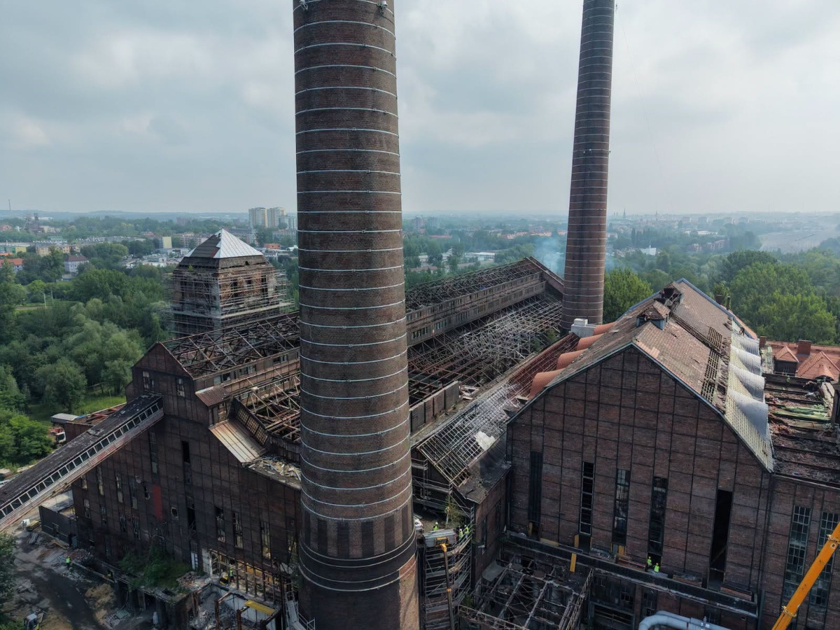 W EC Szombierki roboty budowlane idą pełną parą