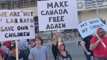 Quebec walczy z antyszczepionkowcami. Zakaz protestów związanych z covidem pod szpitalami i szkołami