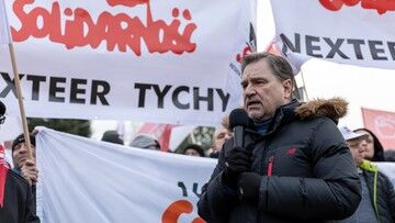 Strajk w zakładzie Solaris. Piotr Duda: pod firmą jest dziś cała Polska pracownicza