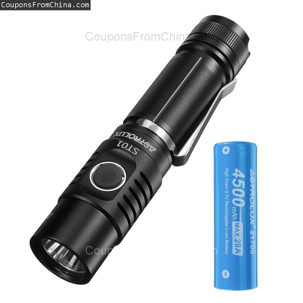 Astrolux ST01 XHP50.2 Flashlight with Battery za $34.64