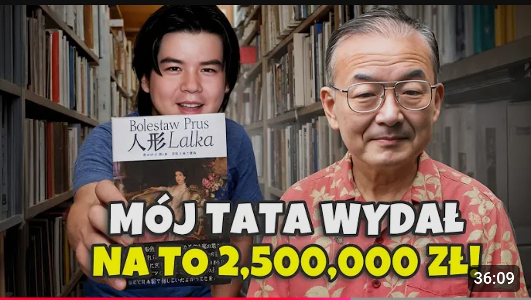 Katsuyoshi Watanabe, człowiek, który wydał 2,5 mln. złotych na książki, w tym wiele po polsku