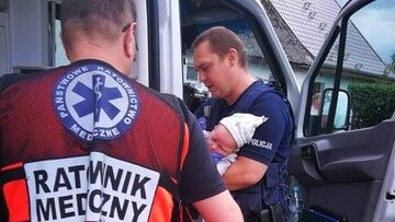 Zachodniopomorskie. Dzielnicowy z Reska uratował dwumiesięczne dziecko