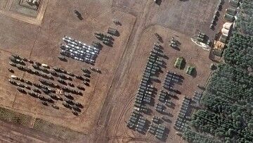 USA. Reuters: Satelita wykrył sto pojazdów wojskowych przy granicy białorusko-ukraińskiej