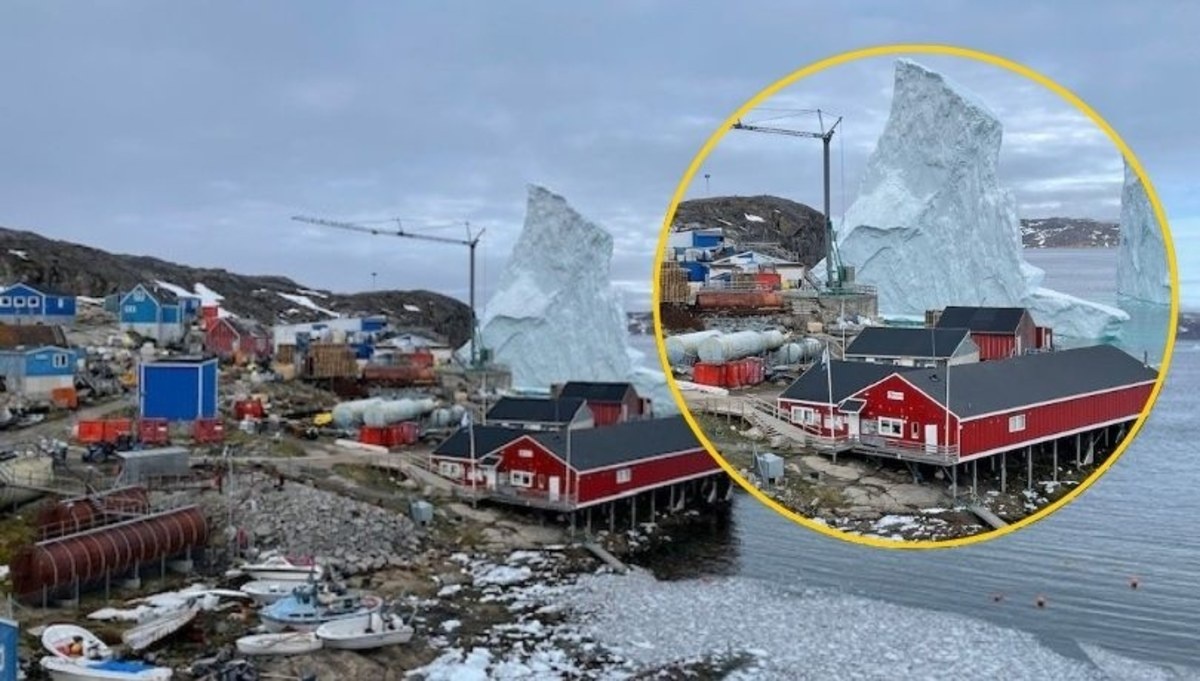 Grenlandia: Gigantyczna góra lodowa zagraża małej wiosce