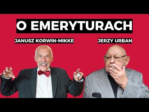 Ciekawostka: JKM i Jerzy Urban w jednym studiu o emeryturach