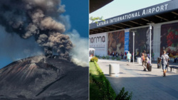 Czarna chmura nad lotniskiem. Etna paraliżuje ruch na Sycylii