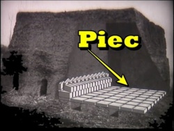 Primitive technology PRL edition: "Polowy wypał cegieł" (1959 r.)