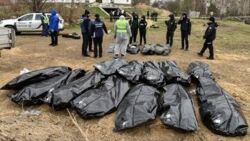 Wojna w Ukrainie. Mer Buczy: Prawie 85 proc. zabitych ma rany postrzałowe