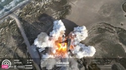 Nieudany lot Starship: Eksplozja w powietrzu podczas próbnego startu