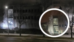 Pożar banku NBP w Kielcach