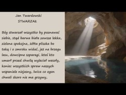 Stwarzał Jan Twardowski Poezje Wiersze | Poezja Dla Duszy
