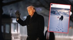 Biały Dom zaliczył wpadkę. Chodzi o zdjęcie Trumpa z pingwinem