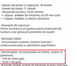 Firma z Piaseczna w ofercie pracy segreguje pracowników ze względu na płeć