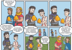 „Prapuszcza. Barbarzyńcy i Rzymianie” - komiks edukacyjny z mazurskiej puszczy.