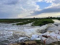 Wał w Świętym Gaju ponownie przerwany. „Sytuacja jest bardzo poważna”