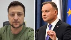 Wojna w Ukrainie. Zełenski w rozmowie z Dudą: Rosjanie skończą jak naziści pod Leningradem