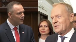 Tusk komentuje wystąpienie Nawrockiego. Zmiana warty i smutny Kaczyński