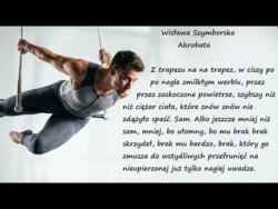Akrobata Wisława Szymborska Poezje Wiersze | Poezja Dla Duszy