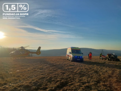 Lackowa - śmiertelny wypadek w Beskidzie Niskim