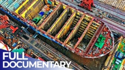 Construction of the Largest Container Ship Ever Built | Mega Projects | FD Engineering