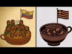 Zupa z 12 apostołów i greckie, cytrynowe flaczki