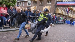 Propalestyńskie protesty podczas obchodów Dnia Wyzwolenia w Holandii