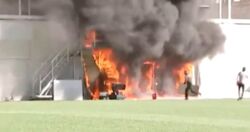 Pożar na stadionie w Andorze. Mecz z Anglią zostanie przełożony?