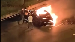 Xiaomi SU7 Ultra zapalił się po wypadku – dramatyczne nagranie