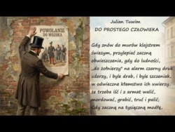 Do Prostego Człowieka Julian Tuwim Poezje Wiersze | Poezja Dla Duszy