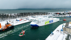 W Polsce powstał supernowoczesny prom. Jantar wypłynął w pierwszy rejs