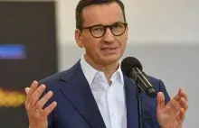 Rakieta pod Bydgoszczą. Morawiecki: Takie rzeczy się zdarzają