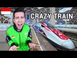 Podróż PIERWSZĄ KLASĄ szybkim pociągiem z Dżakarty do Bandung | WHOOSH