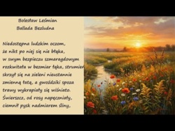 Ballada Bezludna Bolesław Leśmian Poezje Wiersze | Poezja Dla Duszy