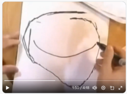 Słynne już rysowanie loga PO w programie Ale Plama. Na antenie TVN