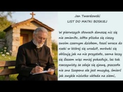 List Do Matki Boskiej Jan Twardowski Poezje Wiersze | Poezja Dla Duszy