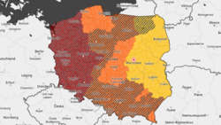 Niż Dudley nad Polską. Wiatr w porywach do 120 km/h