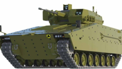 Ciężki BWP po próbach balistycznych, badane warianty napędu