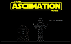 STAR WARS ASCIIMATION - Gwiezdne Wojny w ASCII
