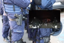 Atak na hiszpańskich kibiców na S8