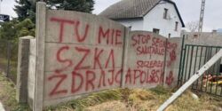 Kto zniszczył płot u posłanki PO? Napis „tu mieszka zdrajca”
