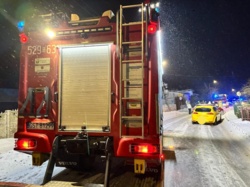 Strażacy z Pinczyna udzielali pomocy, gdy ich okradziono