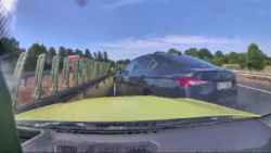 Wypadek na S3 pod Sulechowem. Mamy nagranie z momentu zderzenia